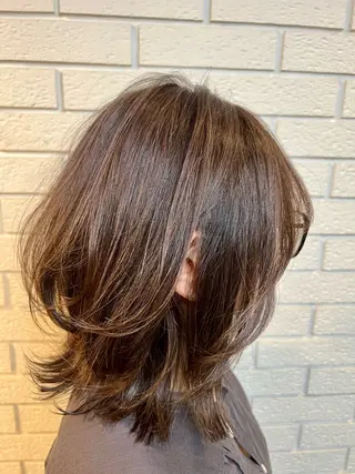 ミディアム カラー 髪質改善✨艶カラー MASAYAのヘアスタイル