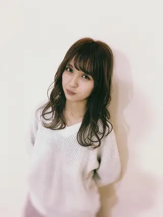 セミロング 本田 卓也のヘアスタイル