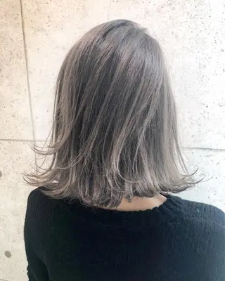 ミディアム カラー LITTY所属・レイヤー/髪質改善 /山永圭介のヘアスタイル