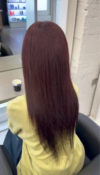 ロング カラー ひろせ ちかなのヘアスタイル