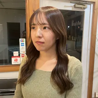 ロング カラー FRANK所属・こいけ みきののヘアスタイル