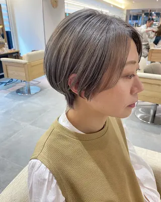 ショート sea's所属・ヒラカホ/矢場町/ ブリーチ/似合わせのヘアスタイル