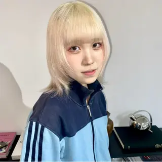 ショート カラー hair salon　丹tan所属・Rena✴︎トレンド ×スタンダードMIXのヘアスタイル