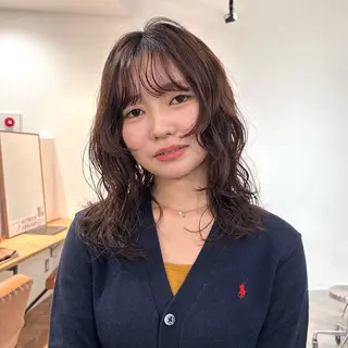 ミディアム Maruquee de mashu所属・みうら ありさのヘアスタイル