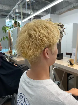 ショート レイヤーパーマ/ ショートパーマ/横浜のヘアスタイル