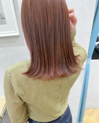 ミディアム カラー 透明感カラー│ レイヤーヘア中居美樹のヘアスタイル