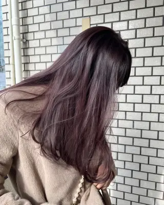 ロング カラー まろやか透明感カラー ♡MANAのヘアスタイル