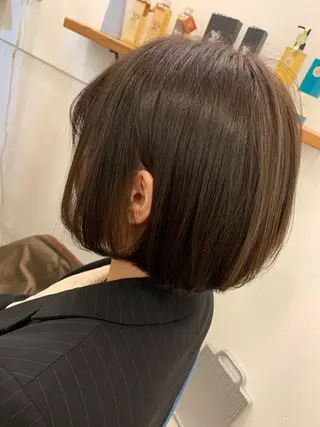 ショート カラー 【髪質改善】【美髪】 【ツヤ髪】ほしのちりのヘアスタイル