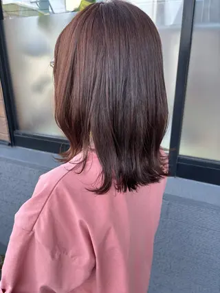 ミディアム カラー 亀山 来未のヘアスタイル