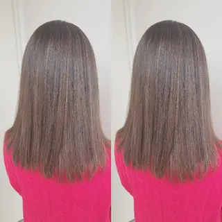 カラー セミロング grow上野御徒町【グロウ】所属・ブリーチ・ハイトーン 特化🎉内山のヘアスタイル