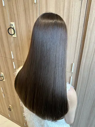 ロング 美髪縮毛矯正 穴見太伍のヘアスタイル