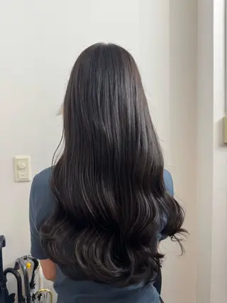 ロング まゆ/透明感カラー 🤍のヘアスタイル