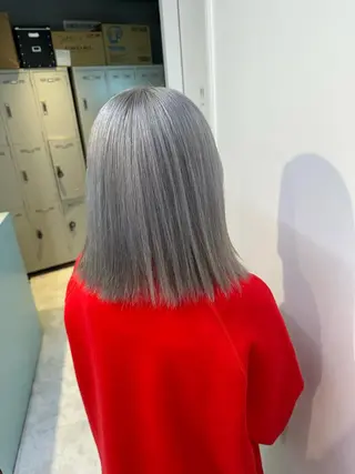 ミディアム カラー 🪄池袋ハイトーン 🪄ブリーチカラーのヘアスタイル
