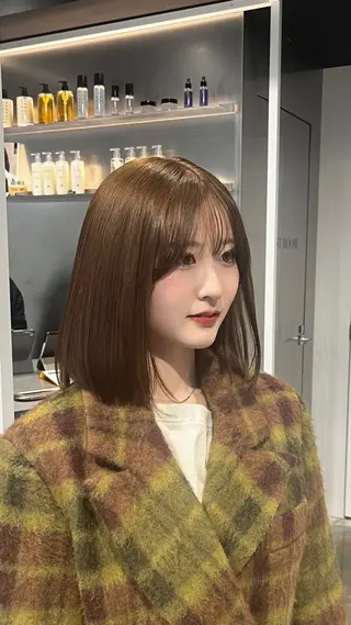 カラー 姫夏 /ハイトーン艶髪🎀のヘアスタイル