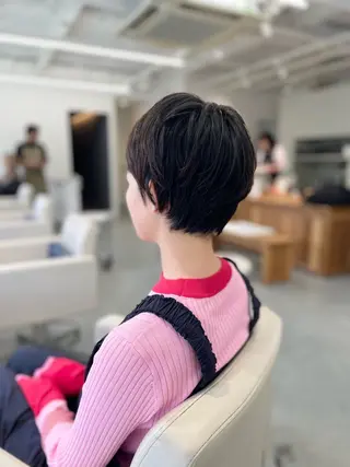 ショート Click所属・クニモト ハルナのヘアスタイル