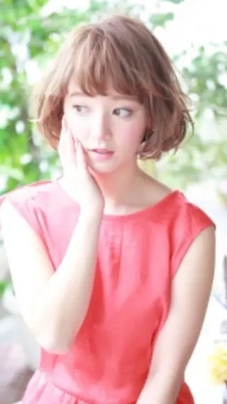 ミディアム カラー ブリーチカラー🌈 嘉名 真樹のヘアスタイル