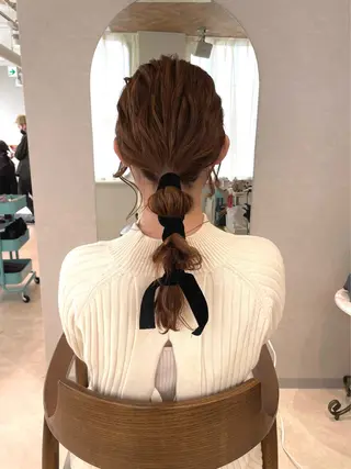 ロング ヘアアレンジ Osoko Hiyoriのヘアスタイル