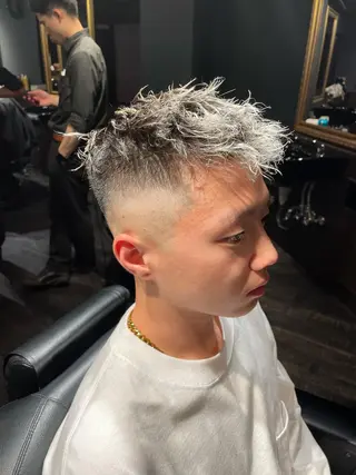 ショート KINGSMAN TOKYO    BARBERSHOP 2nd所属・メンズカット専門/ 加藤　拓のヘアスタイル