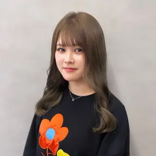 セミロング カラー Rui/透明感カラー 暖色/レイヤーカットのヘアスタイル