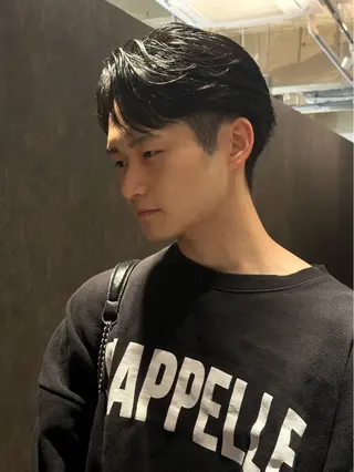 ショート パーマ メンズ 金山駅前/メンズ パーマ/真柄 恒輝のヘアスタイル