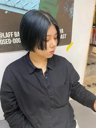 ショート カラー マツダテホノカ🌼 ボブ・ハイトーン🌼のヘアスタイル