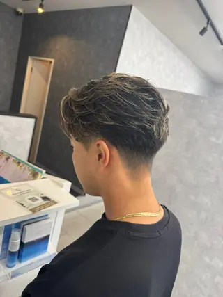 ミディアム メンズ 中川/縮毛矯正/ 高羽　克明のヘアスタイル