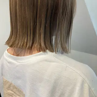 ミディアム カラー hair salon mtm所属・🕊mtm🫧梅田/ 定額制/透明感/艶髪のヘアスタイル