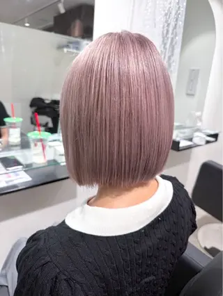 ショート カラー Mizuki/府中/ 艶感ハイトーン🌟のヘアスタイル