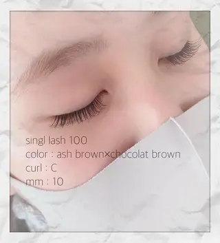 ショート カラー パーマ ネイル マツエク・マツパ Ray+beauty 中央橋店 岩永のマツエク・マツパデザイン