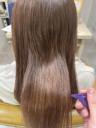 セミロング ワンカラーモデル 🧸／金川なづなのヘアスタイル