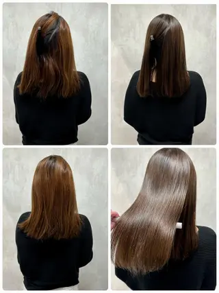 ミディアム 満足度⭕️縮毛矯正師 谷口にお任せを👍のヘアスタイル