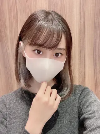 ミディアム ナカタケ ユウのヘアスタイル