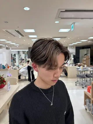 カラー メンズ 湘南/メンズパーマ/ 支持率No.1ユチカのヘアスタイル