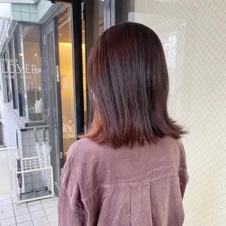 セミロング カラー 艶髪/巻ける縮毛矯正 /髪質改善naoのヘアスタイル