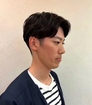 ショート パーマ メンズ 川瀬 京祐のヘアスタイル
