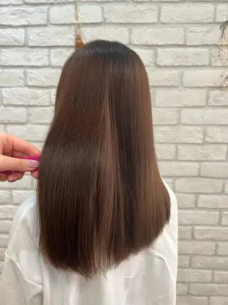 セミロング カラー 🎀野崎 美玖𝜗𝜚˚⋆のヘアスタイル