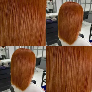 ミディアム カラー ヘアアレンジ 髪質改善縮毛矯正 kosuke_IJKのヘアスタイル