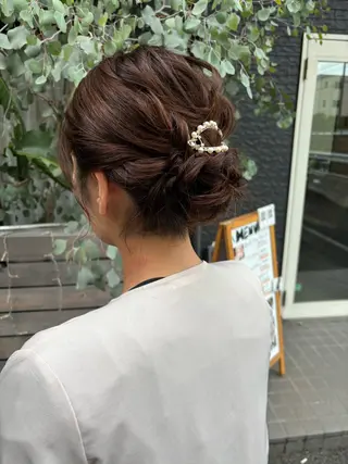 ヘアアレンジ あらい まさえのヘアスタイル
