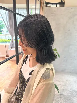 ミディアム 梅田美容室/カット /Maoのヘアスタイル