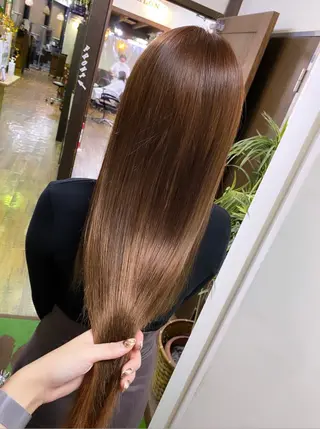 ロング カラー アンククロス kyokaのヘアスタイル
