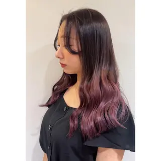 ロング カラー ZINA所属・木下 実優のヘアスタイル