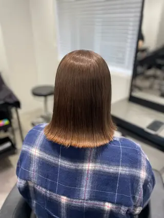 ミディアム カラー 🎀暖色/ラベンダー /paru🤍のヘアスタイル