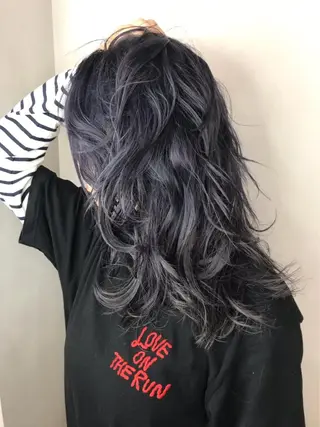 ロング カラー L’atelier BROCANTE (ラトリエ ブロカント)所属・BROCANTE立川 karasawa.nのヘアスタイル