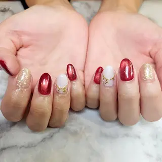 ネイル 25日🈳️🍎 永山瑞穂のネイルデザイン