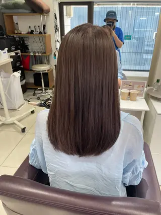 セミロング カラー XANADU上野店 🐼ﾖｺﾊｼのヘアスタイル