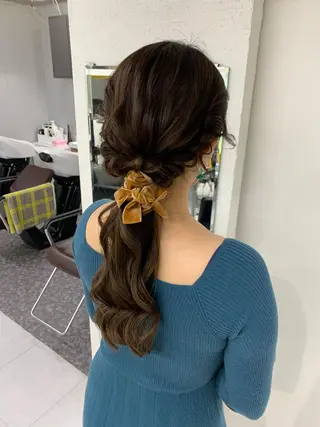 ヘアアレンジ 卒業式ヘアセット🎀 ヘアアレンジのヘアスタイル