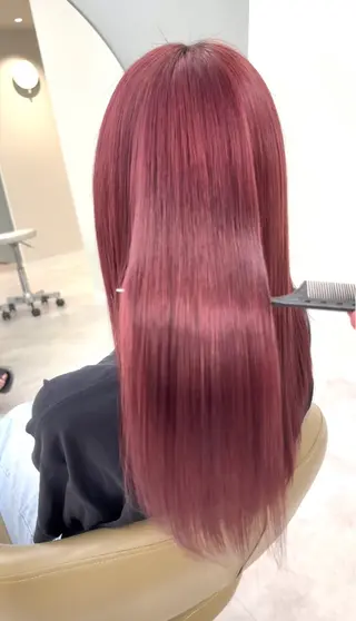 セミロング 【デザインカラー】 難波　秀喜のヘアスタイル