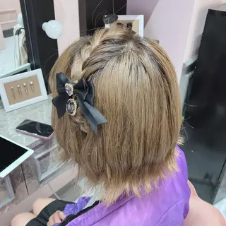 ショート ヘアアレンジ Seventeen 秋葉原　୨୧ あすかのヘアスタイル