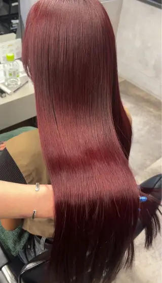 ロング カラー 韓国レイヤー×暖色 カラー🎀ASAKAのヘアスタイル