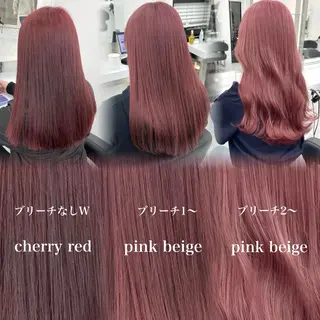 カラー ガーリー/暖色カラー 🎀MEARI🩰のヘアスタイル